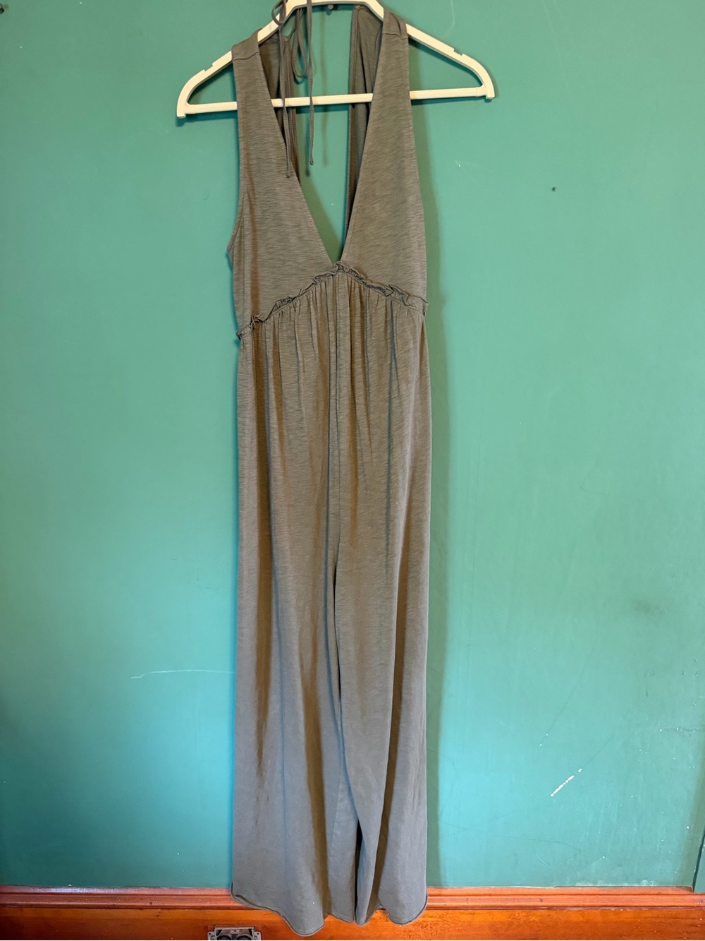 American Eagle Outfitters Olive Jumpsuit